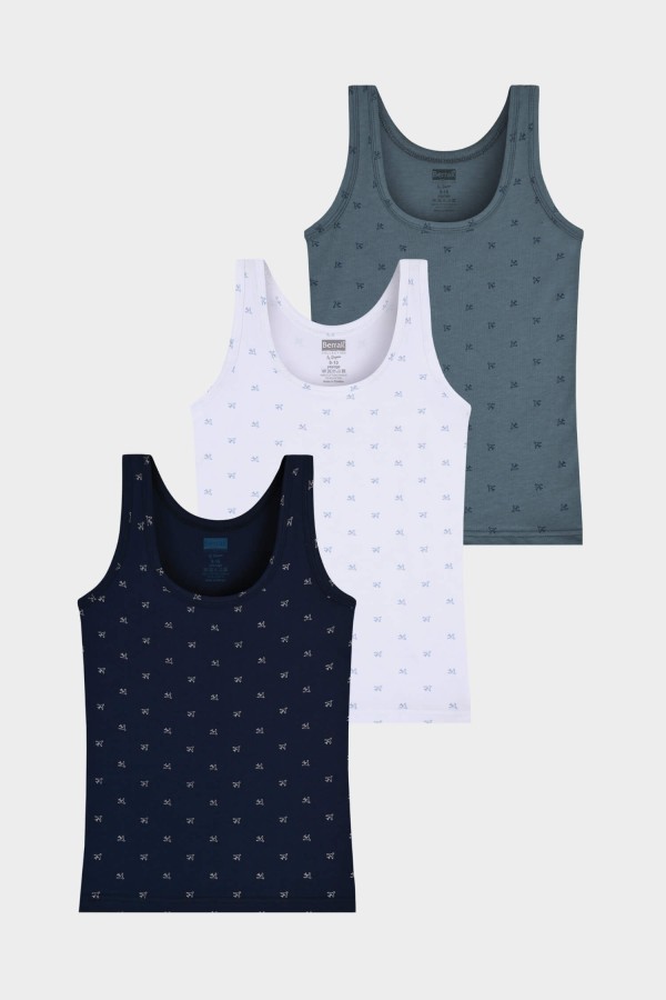 Berrak - Berrak 5065 Erkek Çocuk 3'lü Atlet