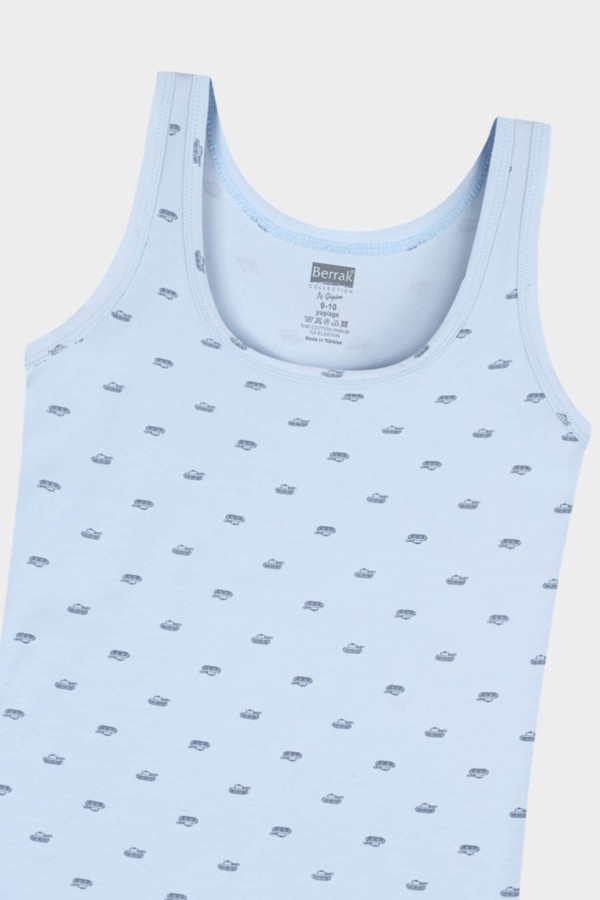 Berrak 5074 Erkek Çocuk 3'lü Atlet - Thumbnail