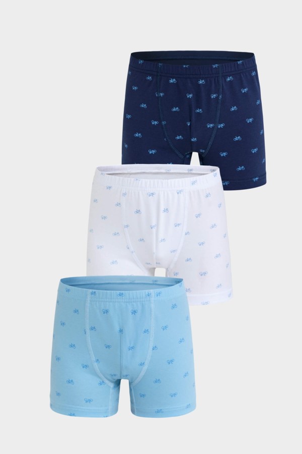 Berrak - Berrak 5078 Erkek Çocuk 3'lü Boxer