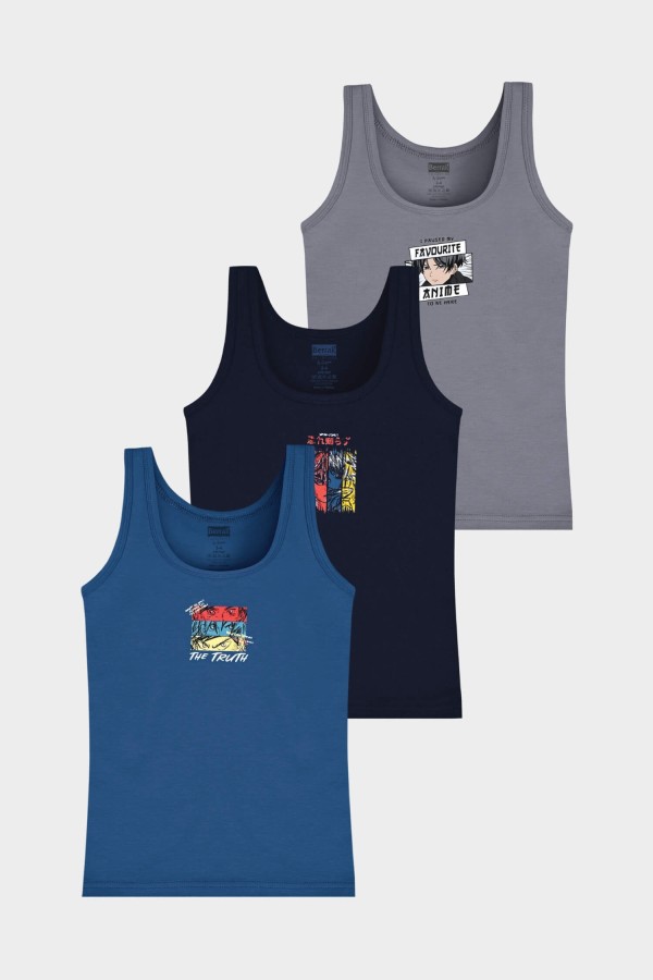 Berrak - Berrak 5082 Erkek Çocuk 3'lü Atlet