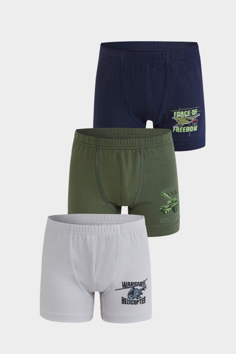 Berrak - Berrak 5085 Erkek Çocuk 3'lü Boxer