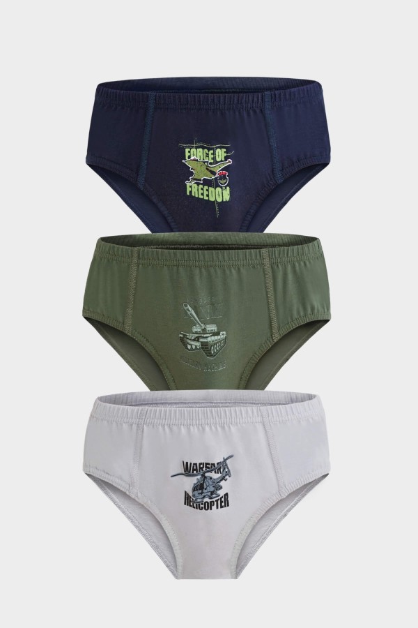 Berrak - Berrak 5086 Erkek Çocuk 3'lü Slip