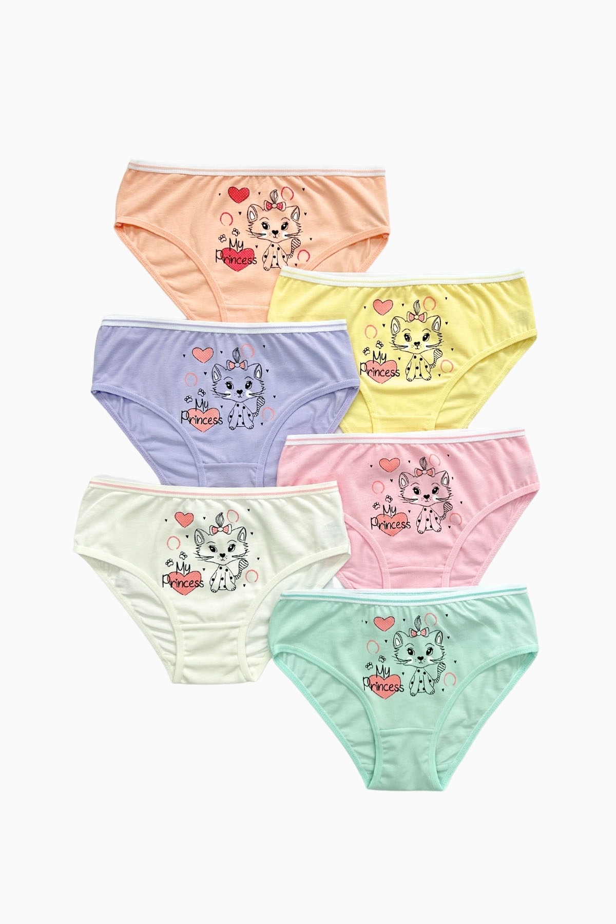 Berrak 5617 Kız Çocuk 6'lı Külot Berrak 5617 Kız Çocuk 6'lı Külot