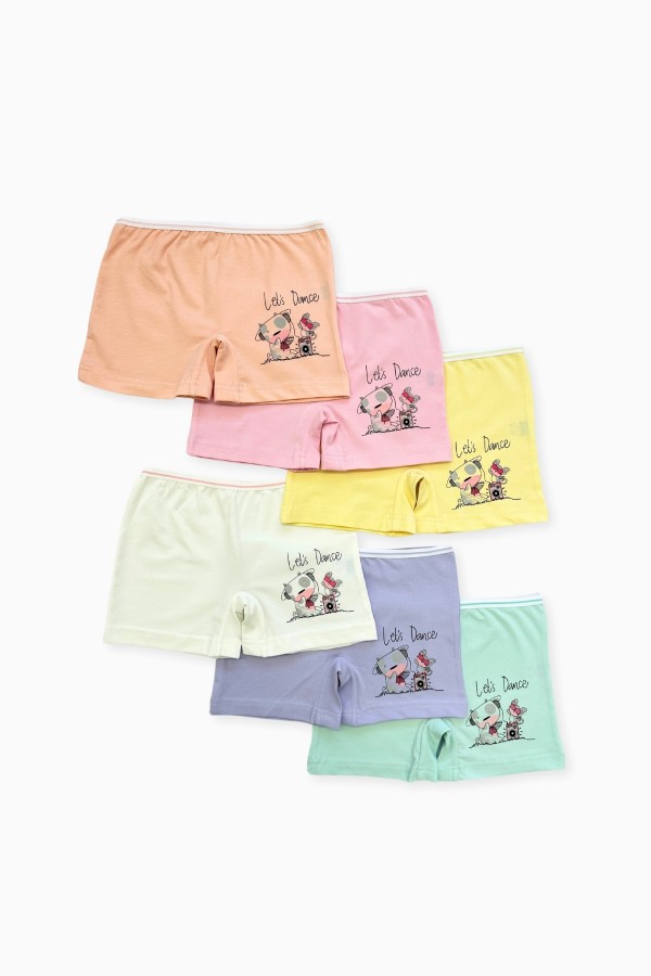 Berrak - Berrak 5622 Kız Çocuk 6'lı Boxer