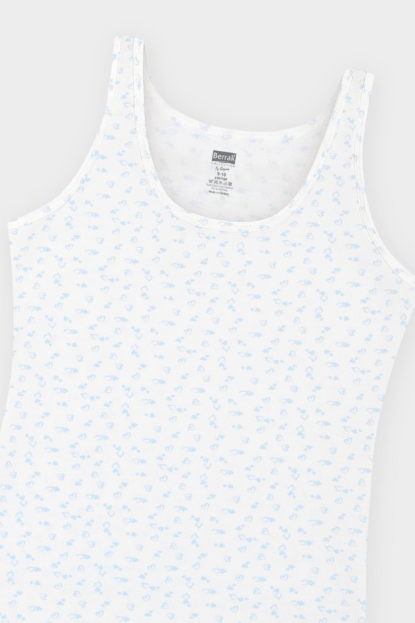 Berrak 5639 Kız Çocuk 3'lü Atlet - Thumbnail