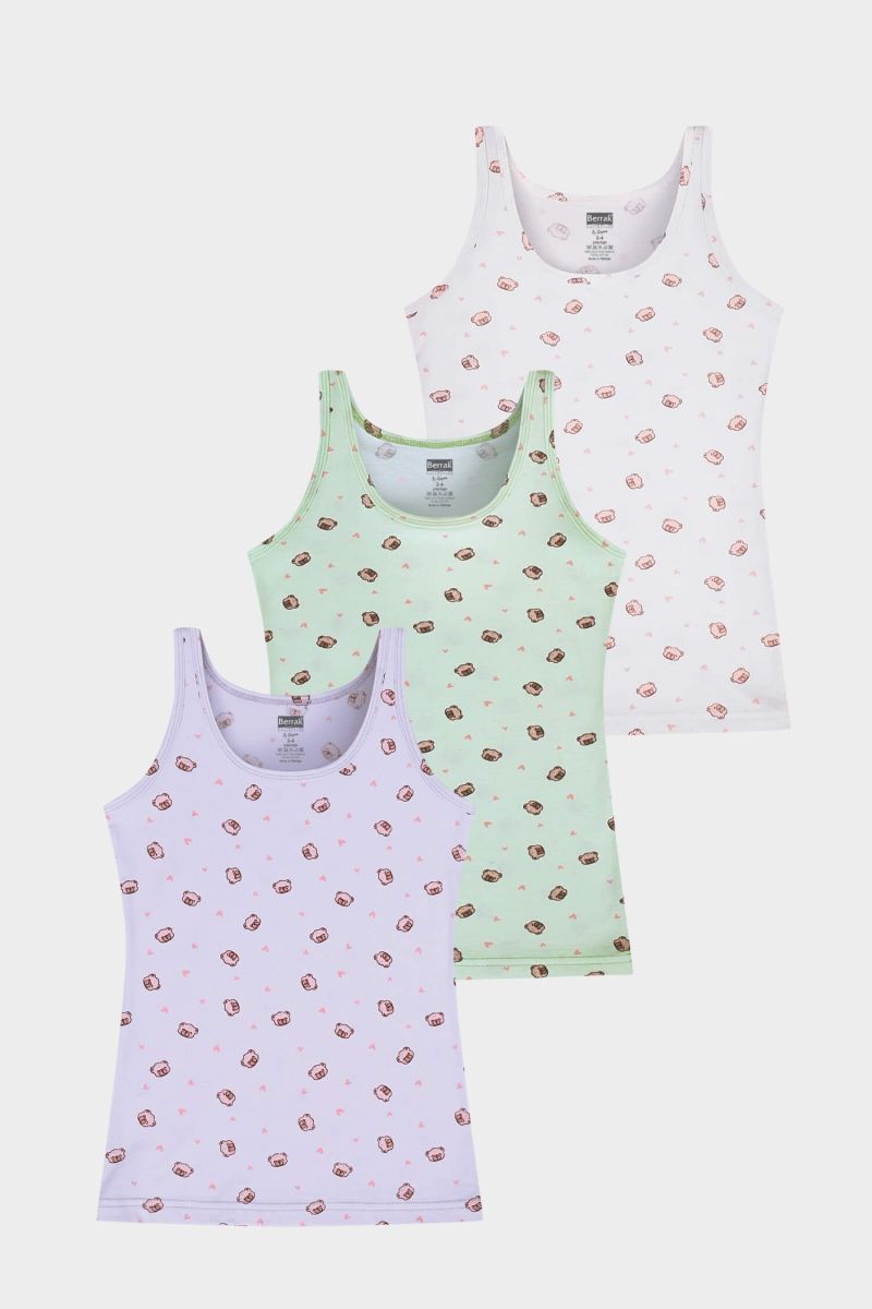 Berrak - Berrak 5642 Kız Çocuk 3'lü Atlet