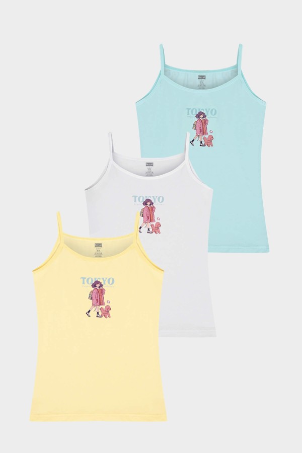 Berrak - Berrak 5648 Kız Çocuk 3'lü Atlet