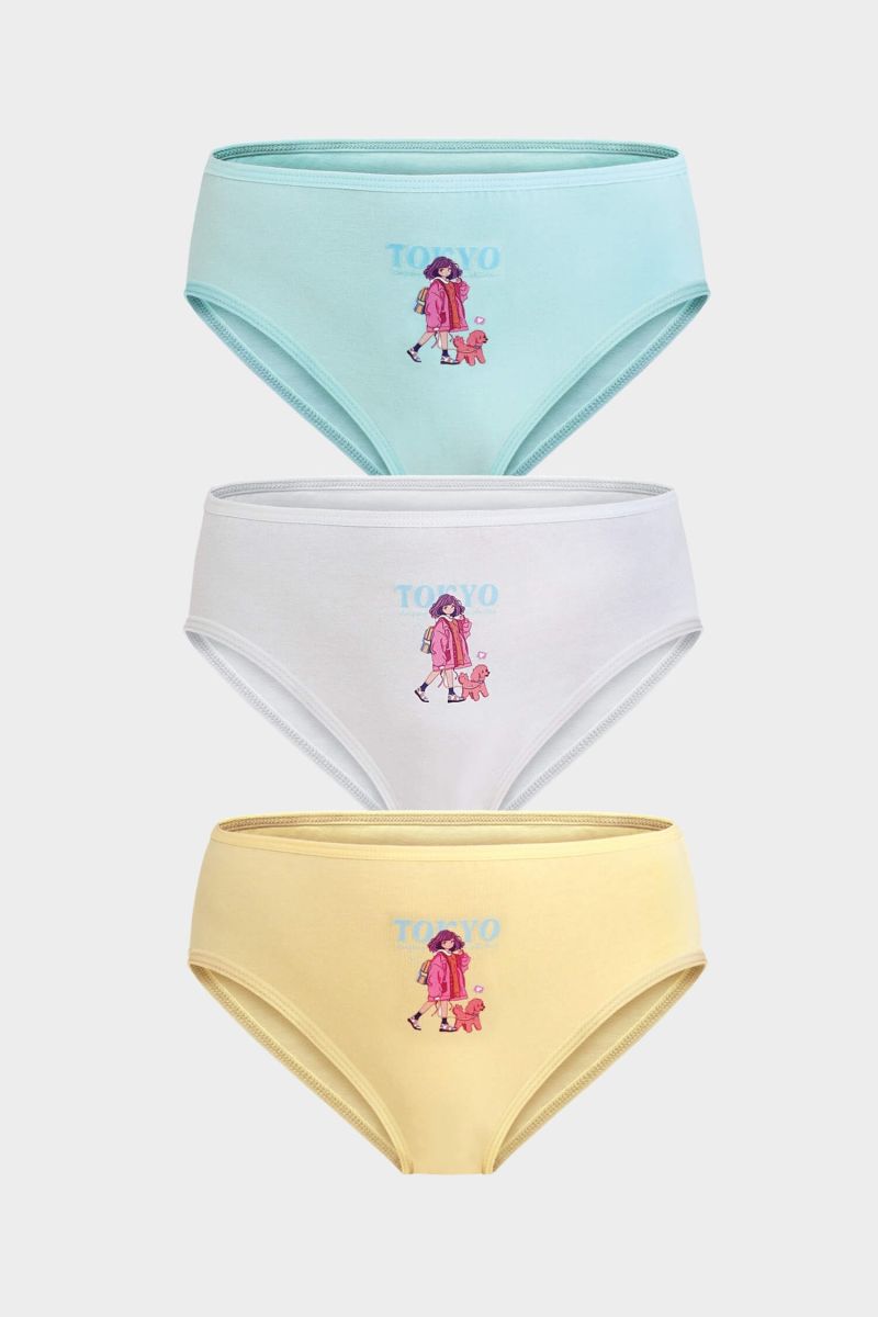 Berrak - Berrak 5650 Kız Çocuk 3'lü Külot