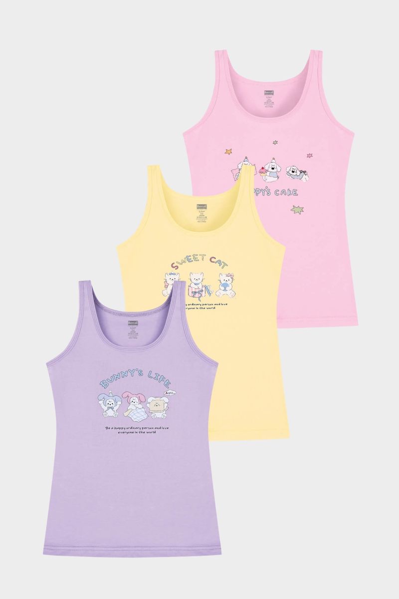 Berrak - Berrak 5657 Kız Çocuk 3'lü Atlet