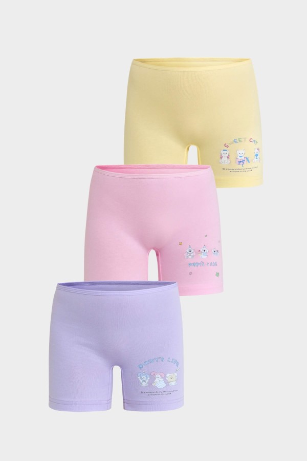 Berrak - Berrak 5658 Kız Çocuk 3'lü Boxer