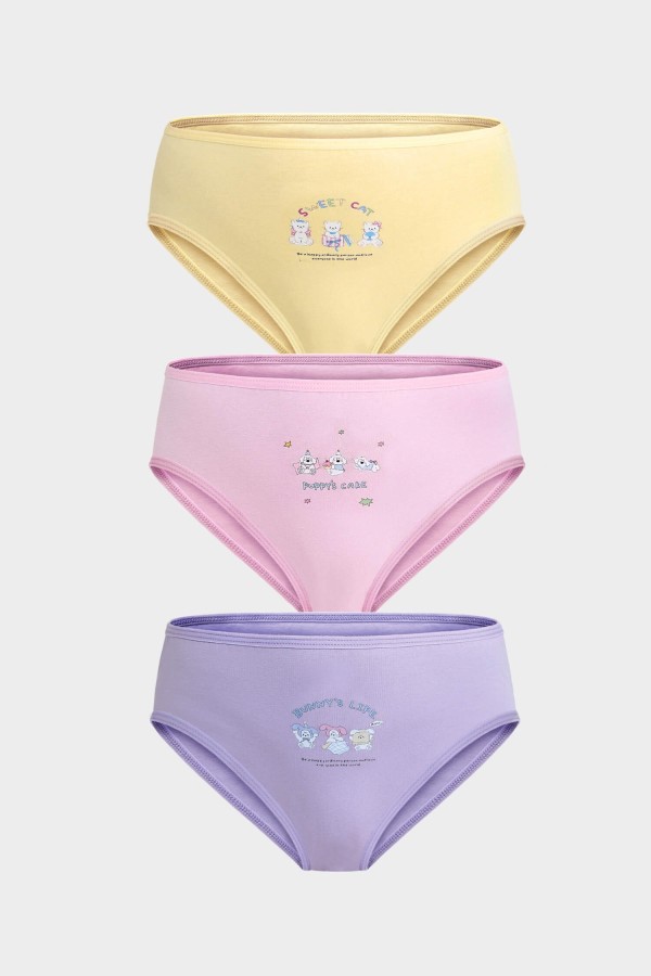 Berrak - Berrak 5659 Kız Çocuk 3'lü Külot