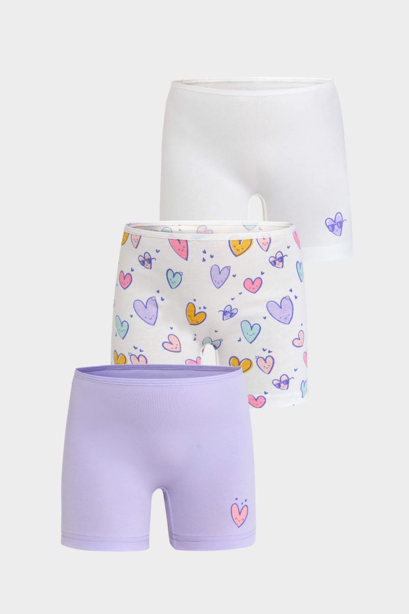 Berrak - Berrak 5661 Kız Çocuk 3'lü Boxer