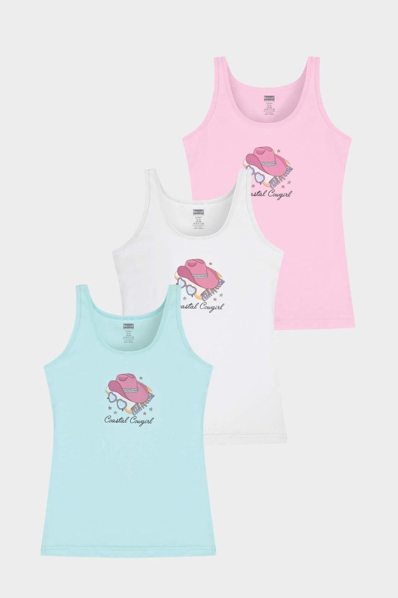 Berrak - Berrak 5663 Kız Çocuk 3'lü Atlet