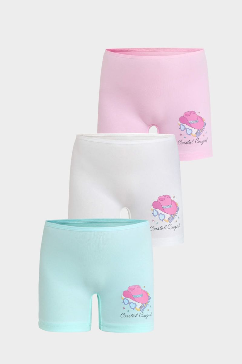 Berrak - Berrak 5664 Kız Çocuk 3'lü Boxer