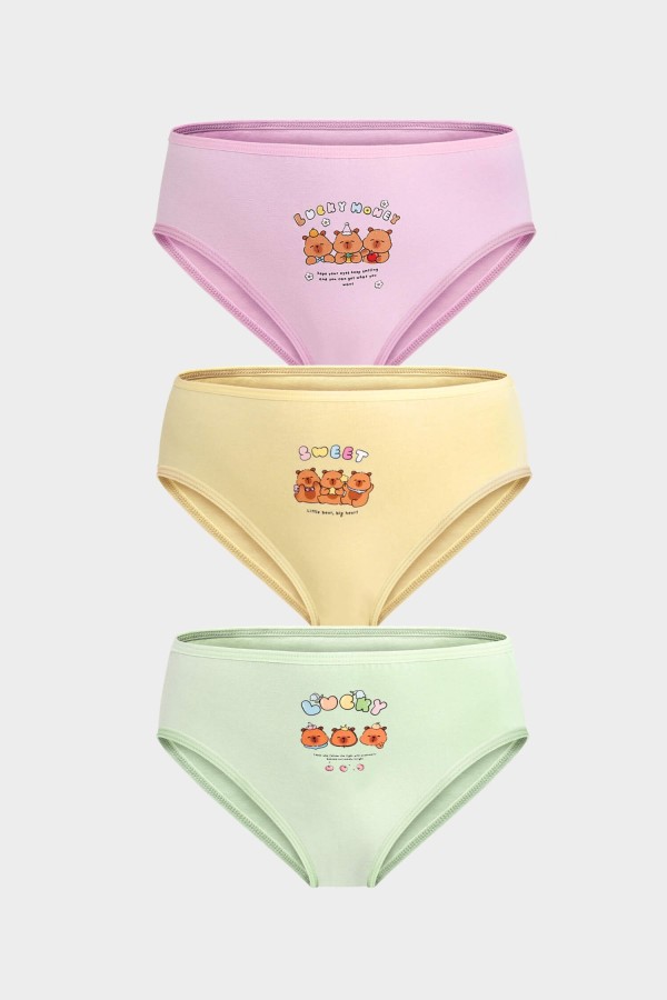 Berrak - Berrak 5668 Kız Çocuk 3'lü Külot