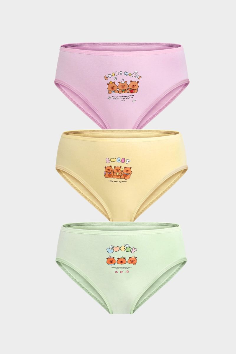 Berrak - Berrak 5668 Kız Çocuk 3'lü Külot