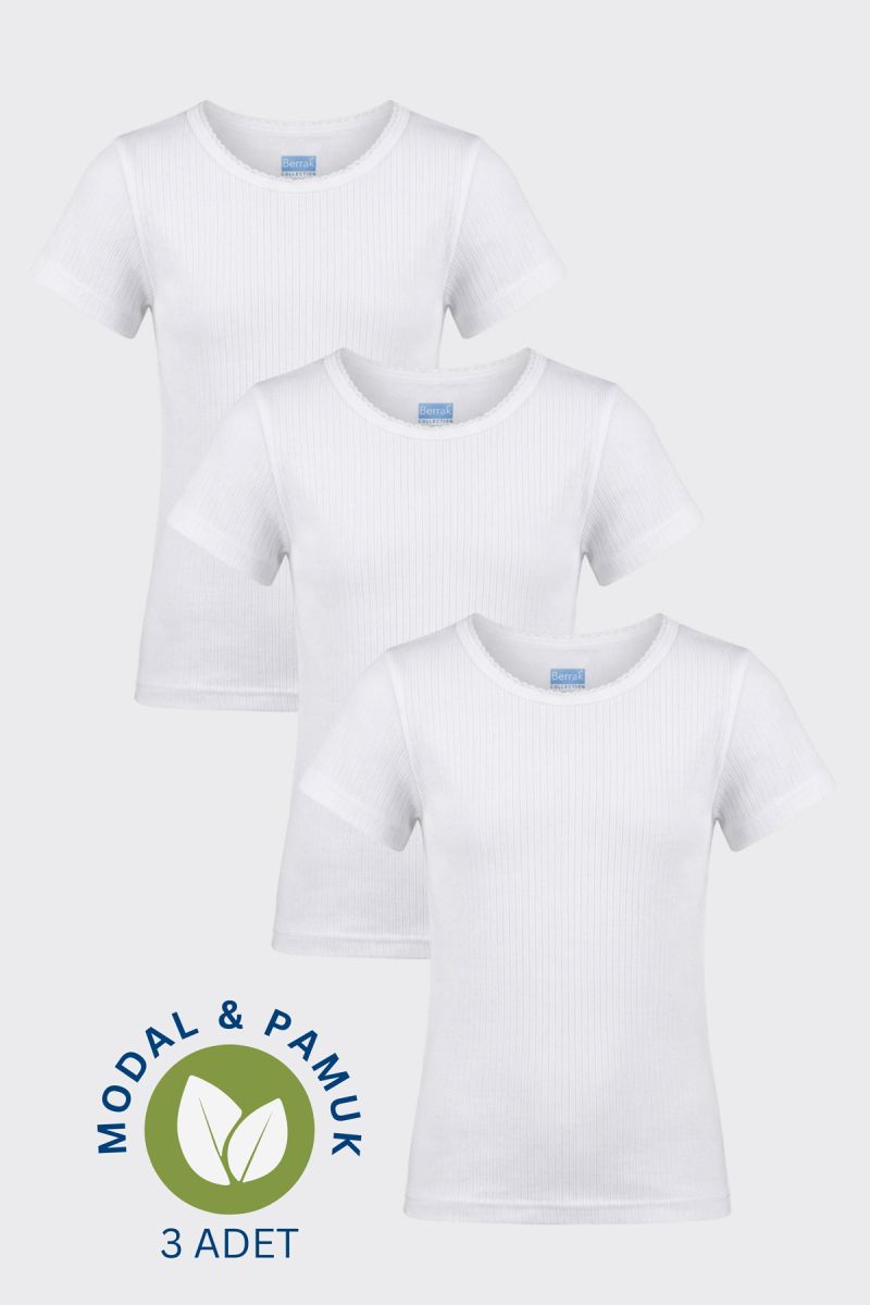 Berrak - Berrak 6004 Kız Çocuk 3'lü Atlet