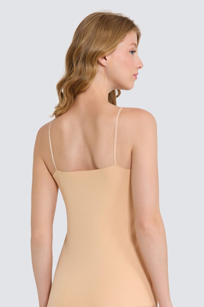 Berrak 7035 Kadın Pamuklu Lazer Kesim Atlet