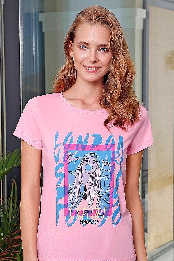 Berrak 8112 Kadın T-Shirt - Thumbnail