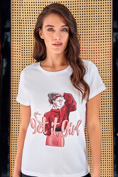 Berrak 8117 Kadın T-Shirt - Thumbnail
