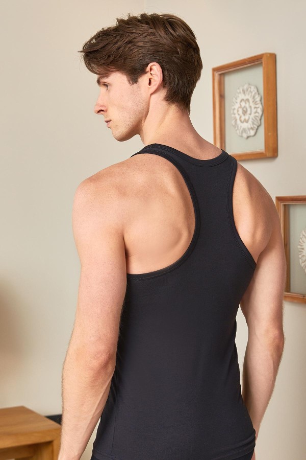 Berrak 1029 Erkek Likralı Süprem Rambo Atlet - Thumbnail