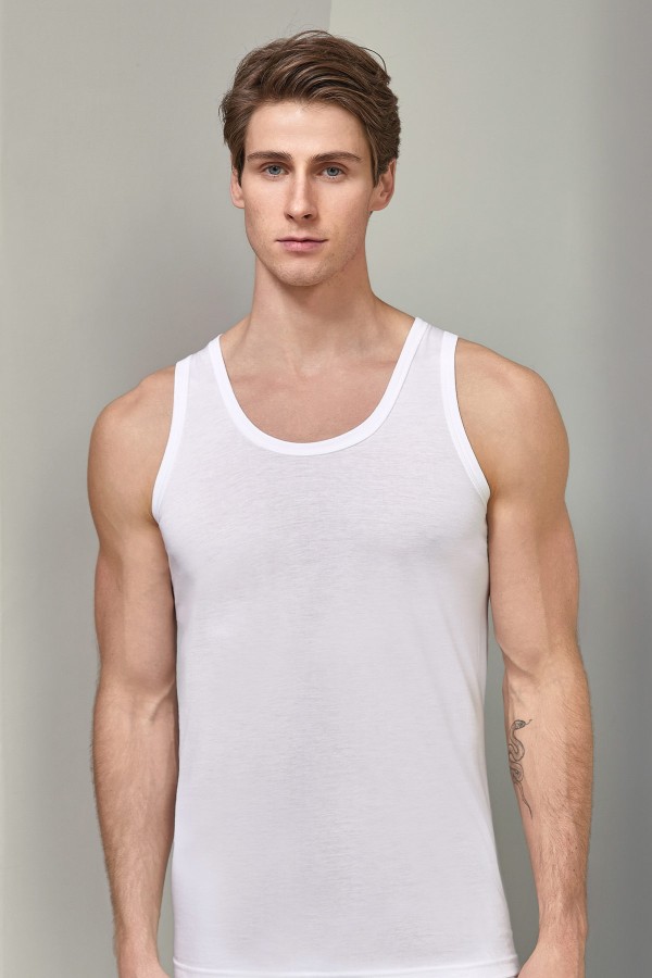 Berrak 1035 Erkek Yazlık Modal Atlet - Thumbnail