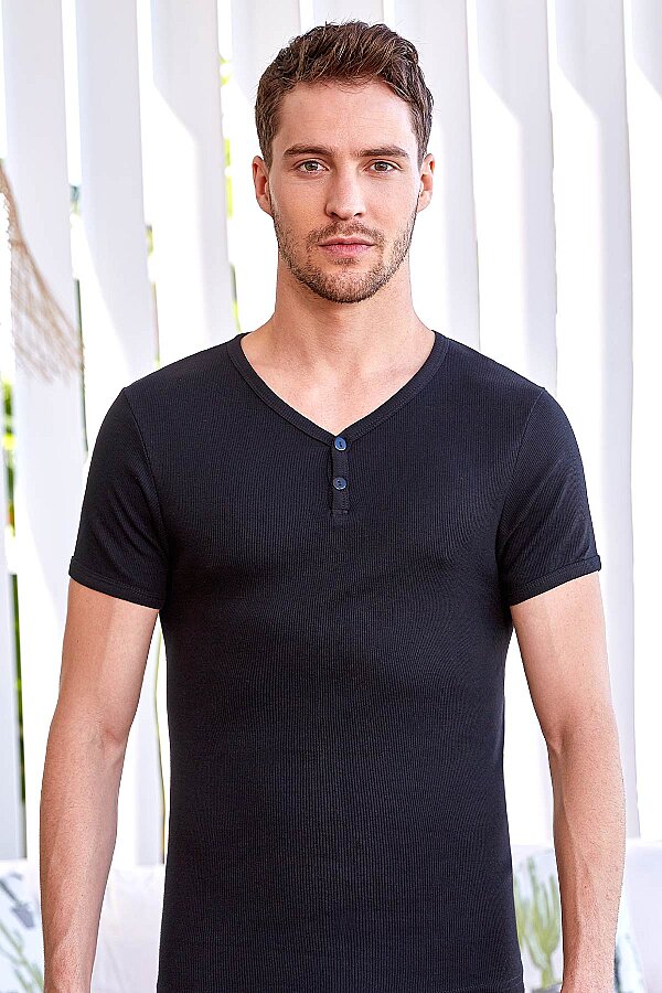 Berrak 1045 Erkek Kaşkorse T-shirt - Thumbnail