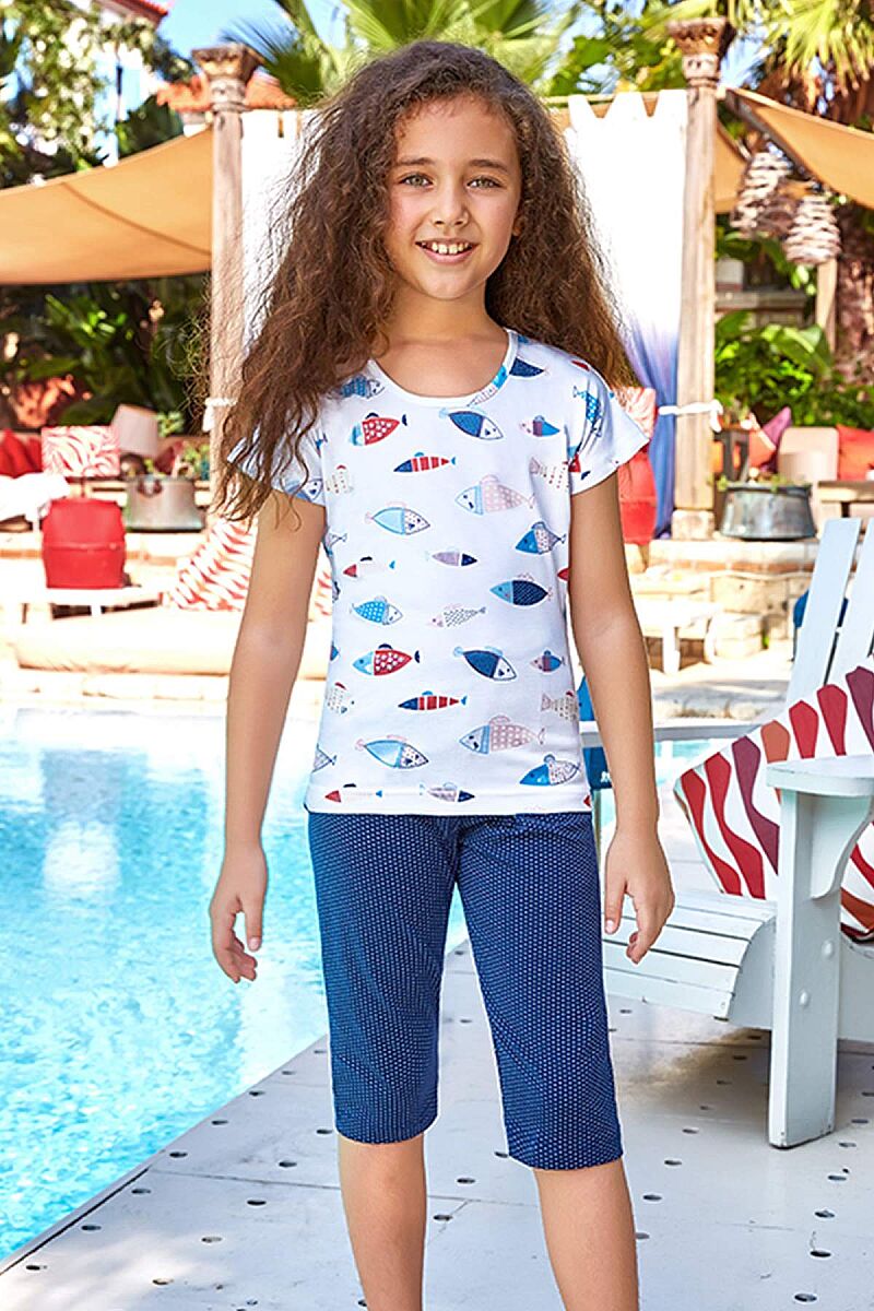 Berrak - Berrak 5539 Kız Çocuk Kapri Takım