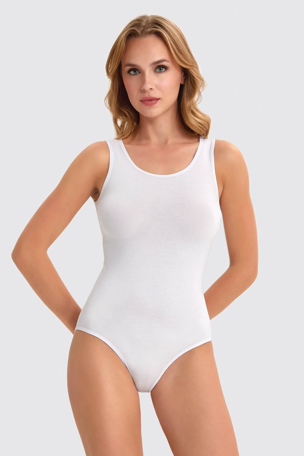 Berrak 8070 Kadın Modal Çıtçıtlı (Kancalı) Body - Thumbnail