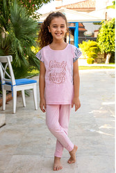 Berrak 940 Kız Çocuk Pijama Takımı - Thumbnail